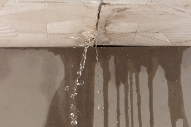 Professional Flood Damage Cleanup technician working in Almond, WI